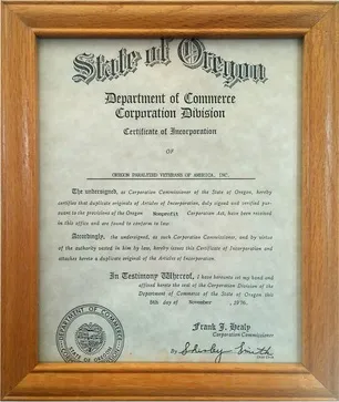 Oregon PVA Certification
