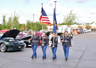 Flag Marching at the 2019 Show and Shine Car Show with Oregon Paralyzed Veterans of America (OPVA)